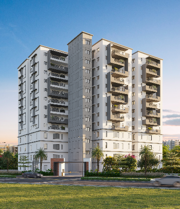  East Facing View Of 2 and 3BHK Gated Community Apartments in Bachupally